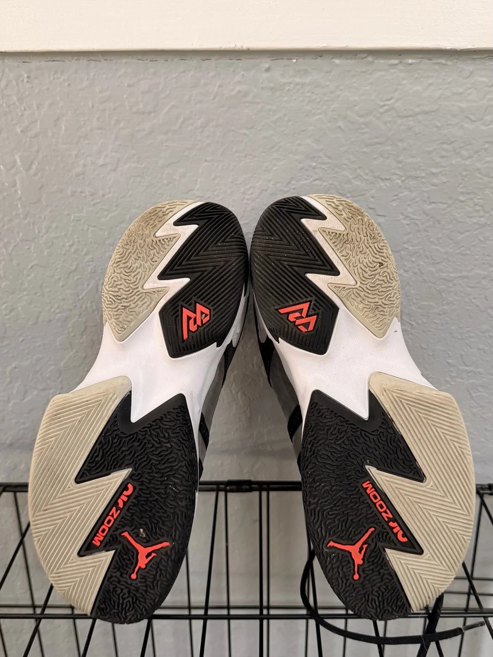 Jordan one take 3 black white bright crimson